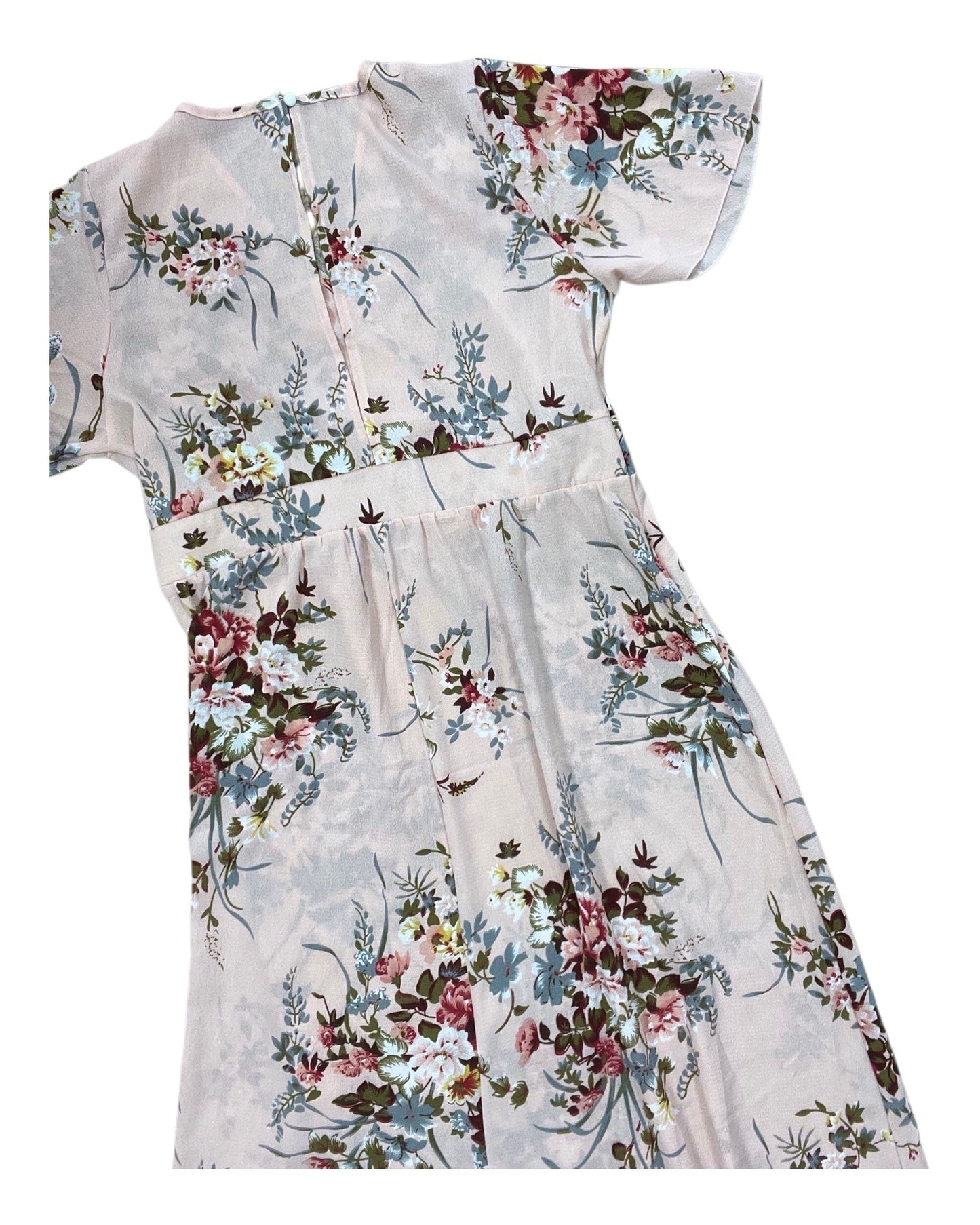 Dress Party Long By Clothes Mentor In Peach, Size:1X