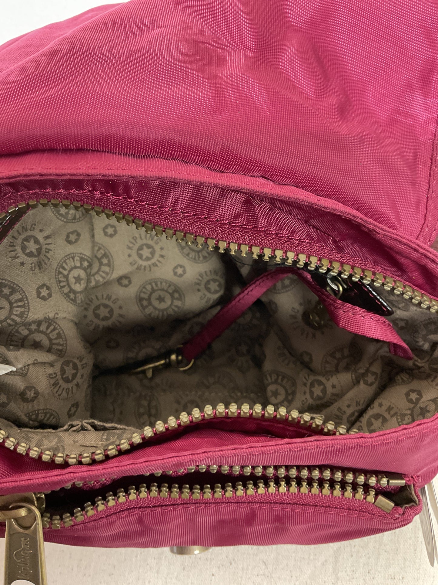 Crossbody By Kipling In Maroon, Size:Medium