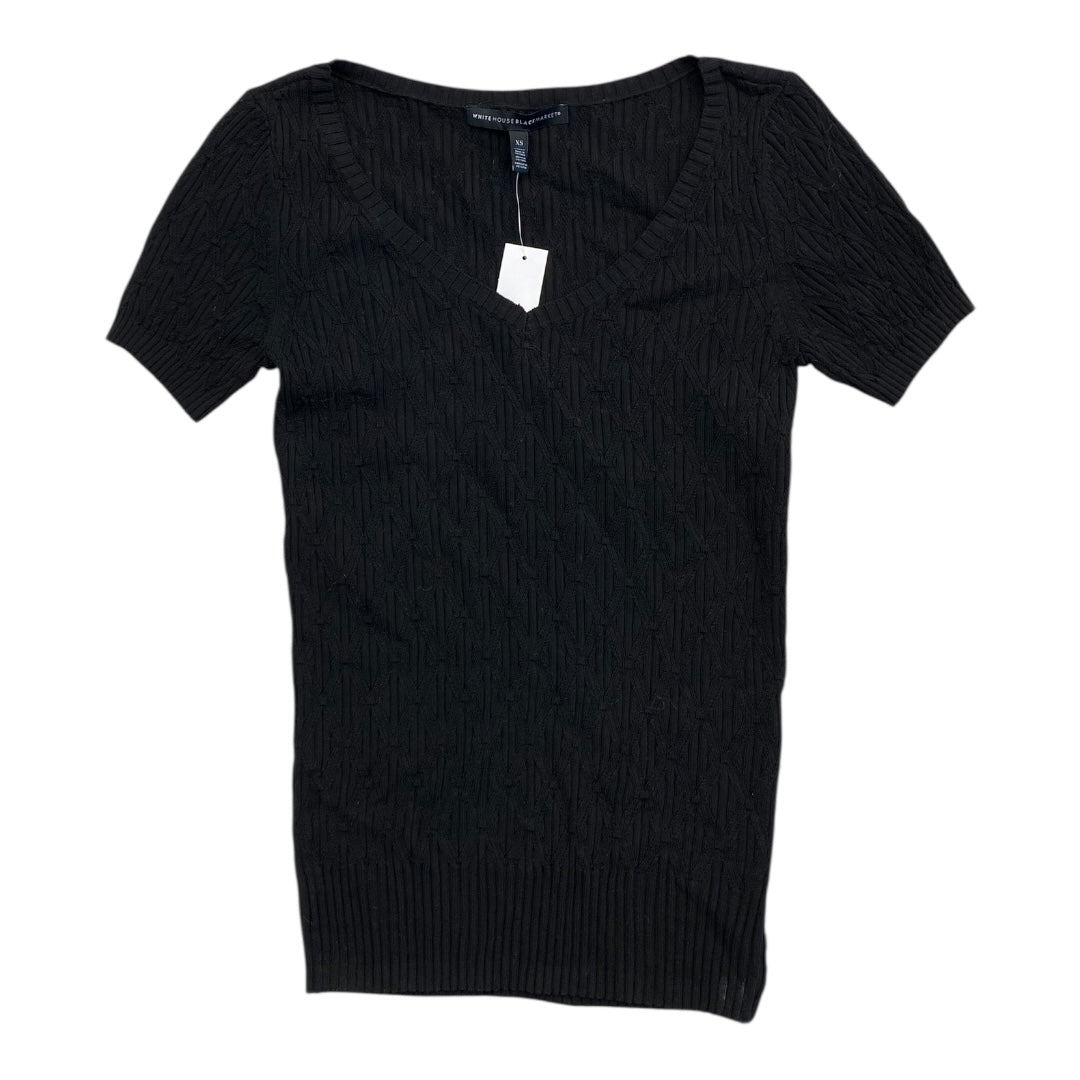 Top Ss By White House Black Market In Black, Size:Xs
