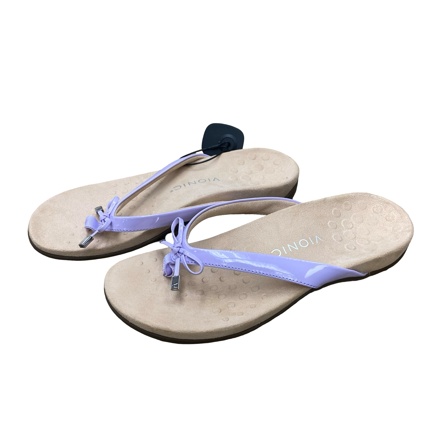 Sandals Flats By Vionic In Purple, Size:8.5