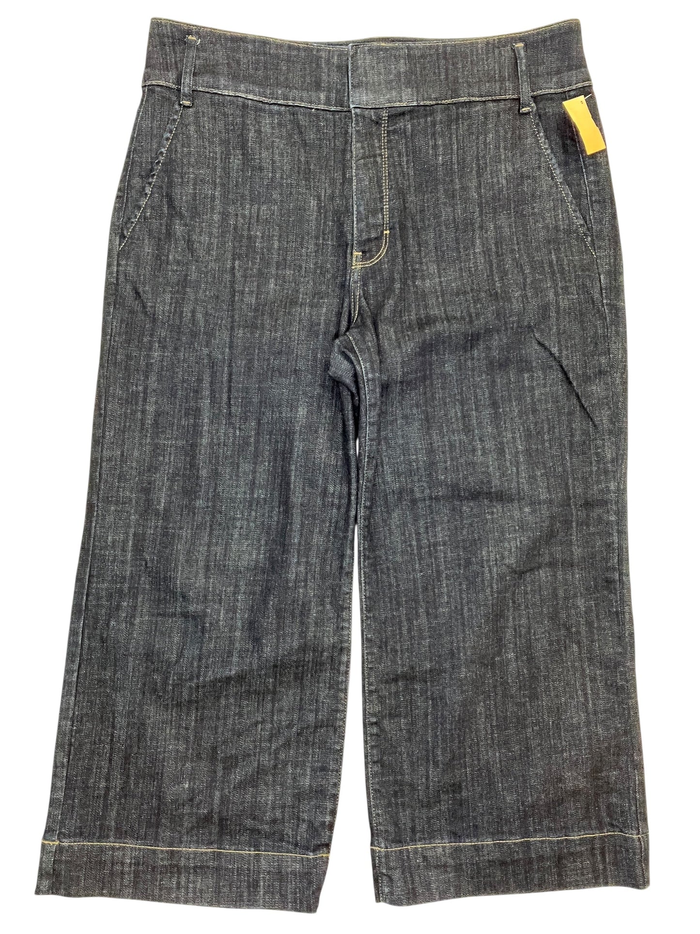 Jeans Flared By White House Black Market In Blue Denim, Size:12
