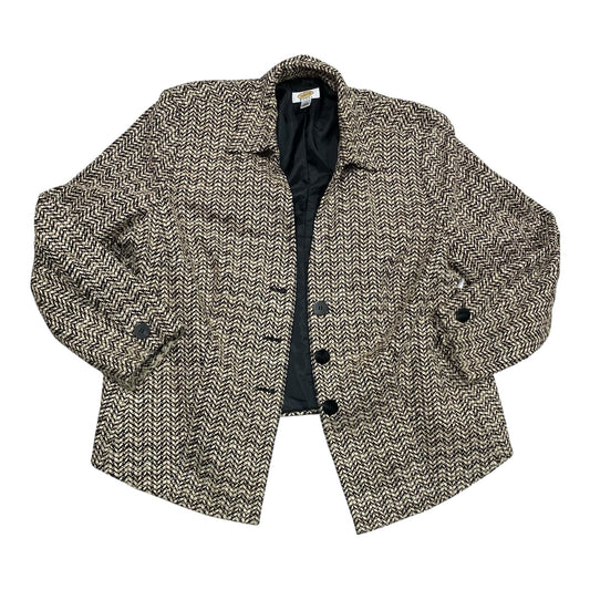 Blazer By Talbots In Black & Brown, Size:2X