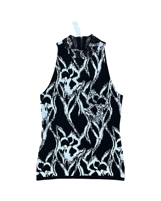 Top Sleeveless By White House Black Market In Black & White, Size:S