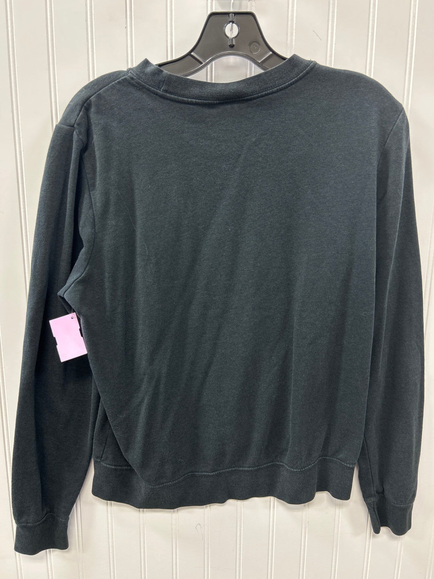 Athletic Top Ls Crewneck By Nike Apparel In Black, Size:M