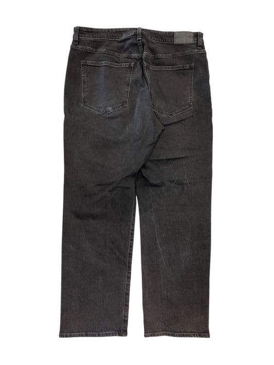 Jeans Boot Cut By Madewell In Black Denim, Size:14