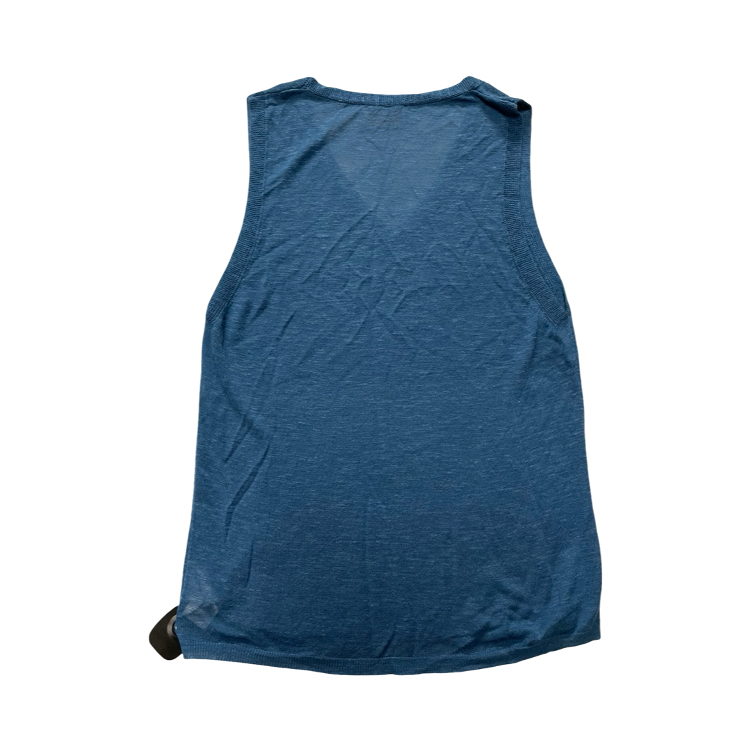 Top Sleeveless By Cmb In Blue, Size:L