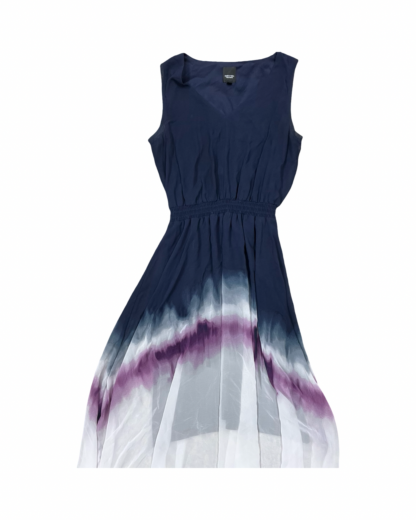 Dress Party Midi By Simply Vera In Ombre Print, Size:M