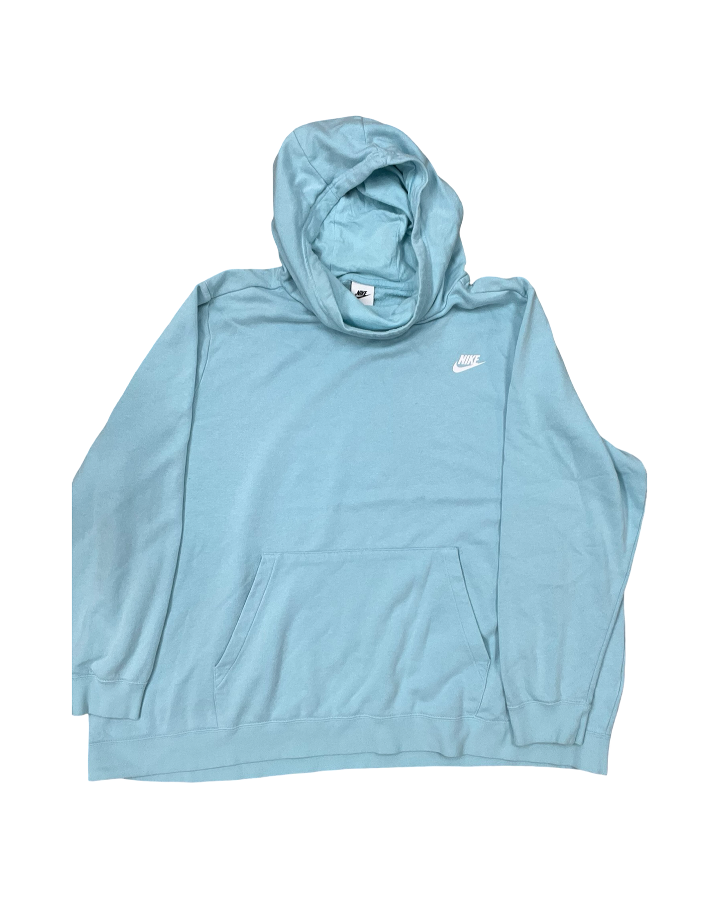 Sweatshirt Hoodie By Nike In Teal, Size:3X