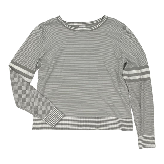 Sweater By Cabi In Grey & White, Size:M
