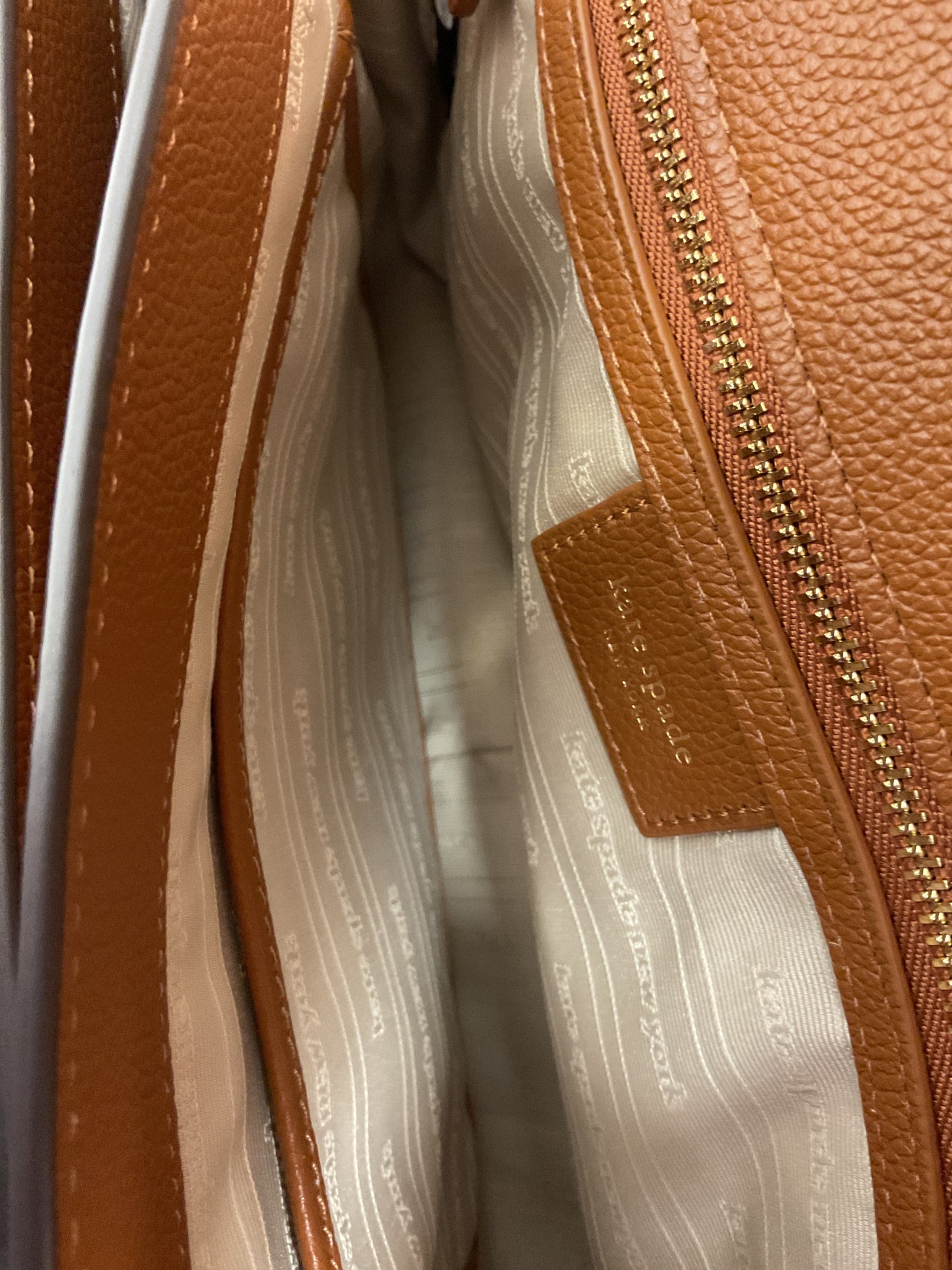 Crossbody Designer By Kate Spade In Brown, Size:Medium