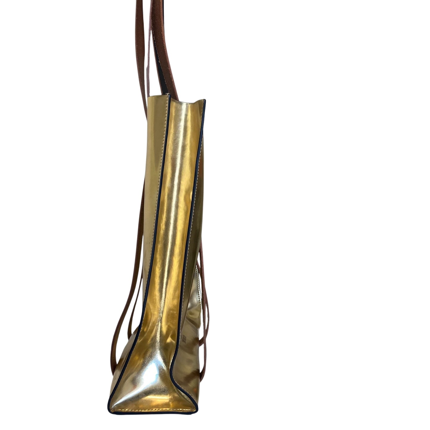 Tote Designer By Kate Spade In Gold, Size:Medium