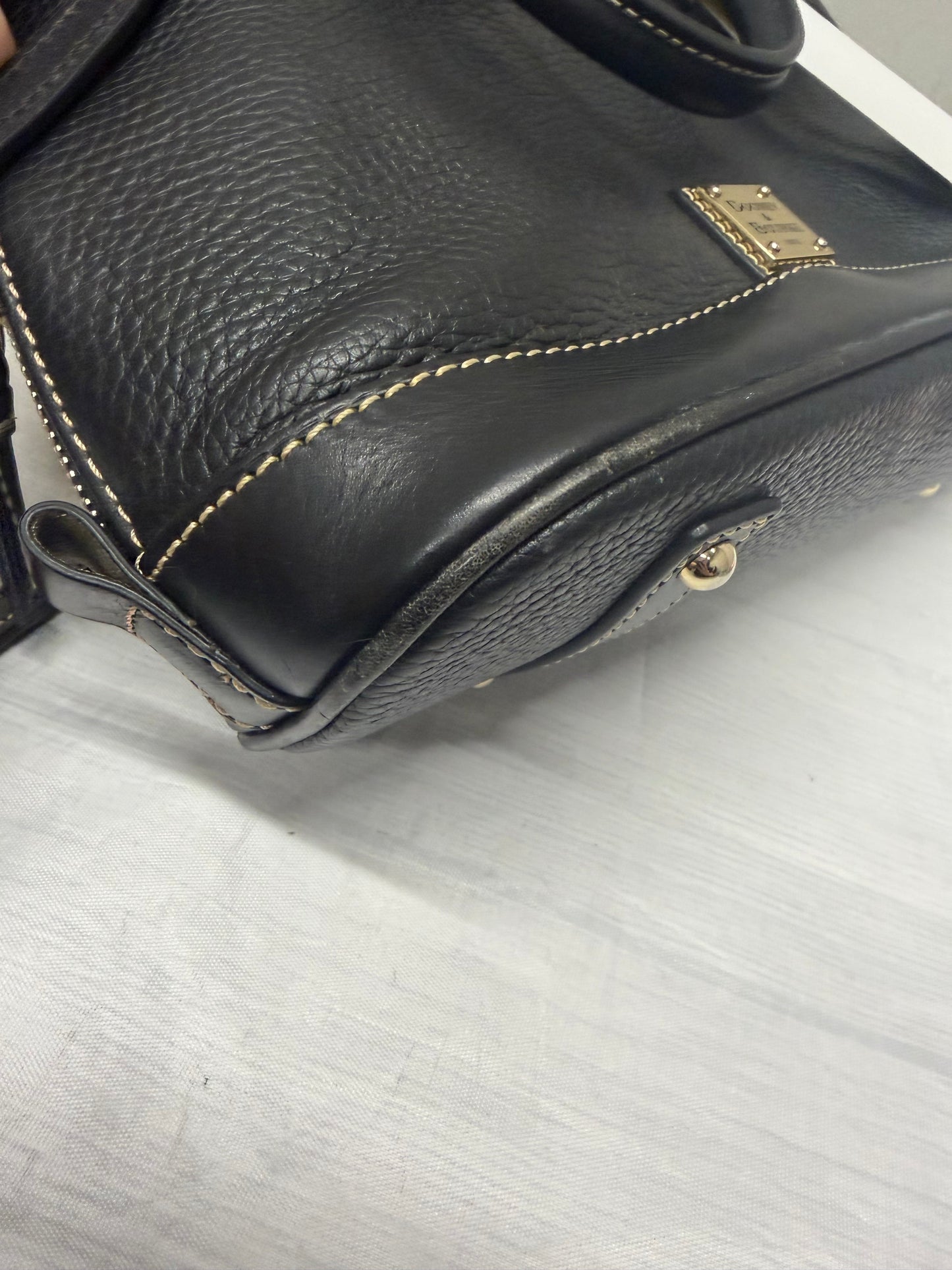 Handbag Designer By Dooney And Bourke In Black, Size:Medium