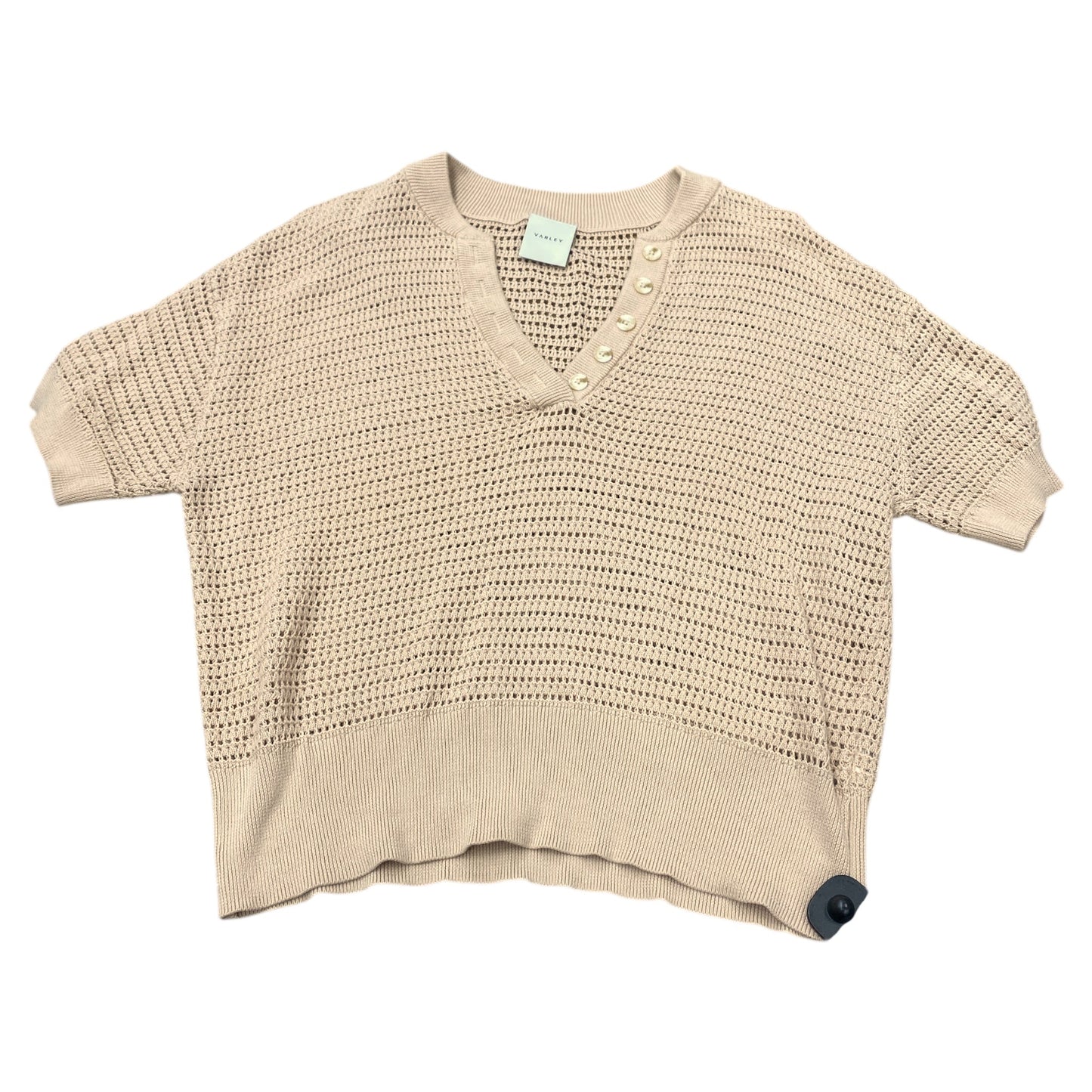 Sweater Ss By Varley In Tan, Size:S