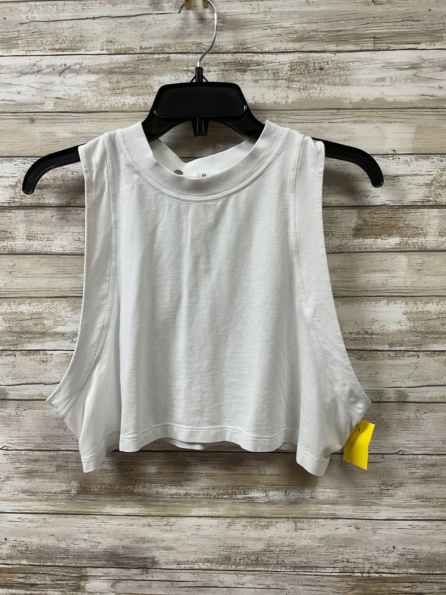 Athletic Tank Top By Lululemon In White, Size:8