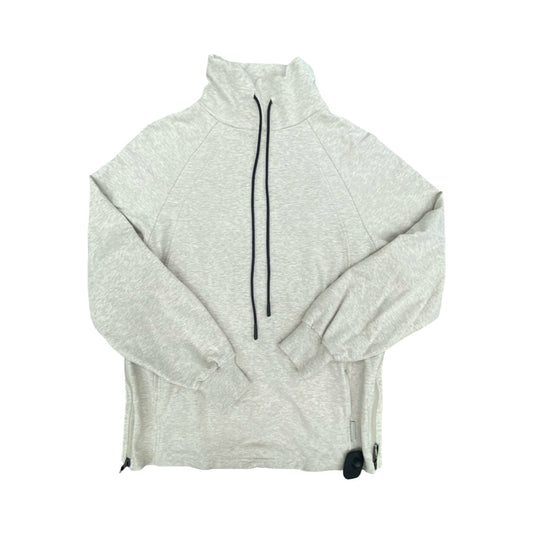 Athletic Sweatshirt Hoodie By Varley In Cream, Size:Xs