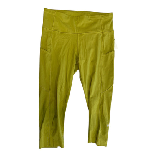 Athletic Capris By Lululemon In Green, Size:10