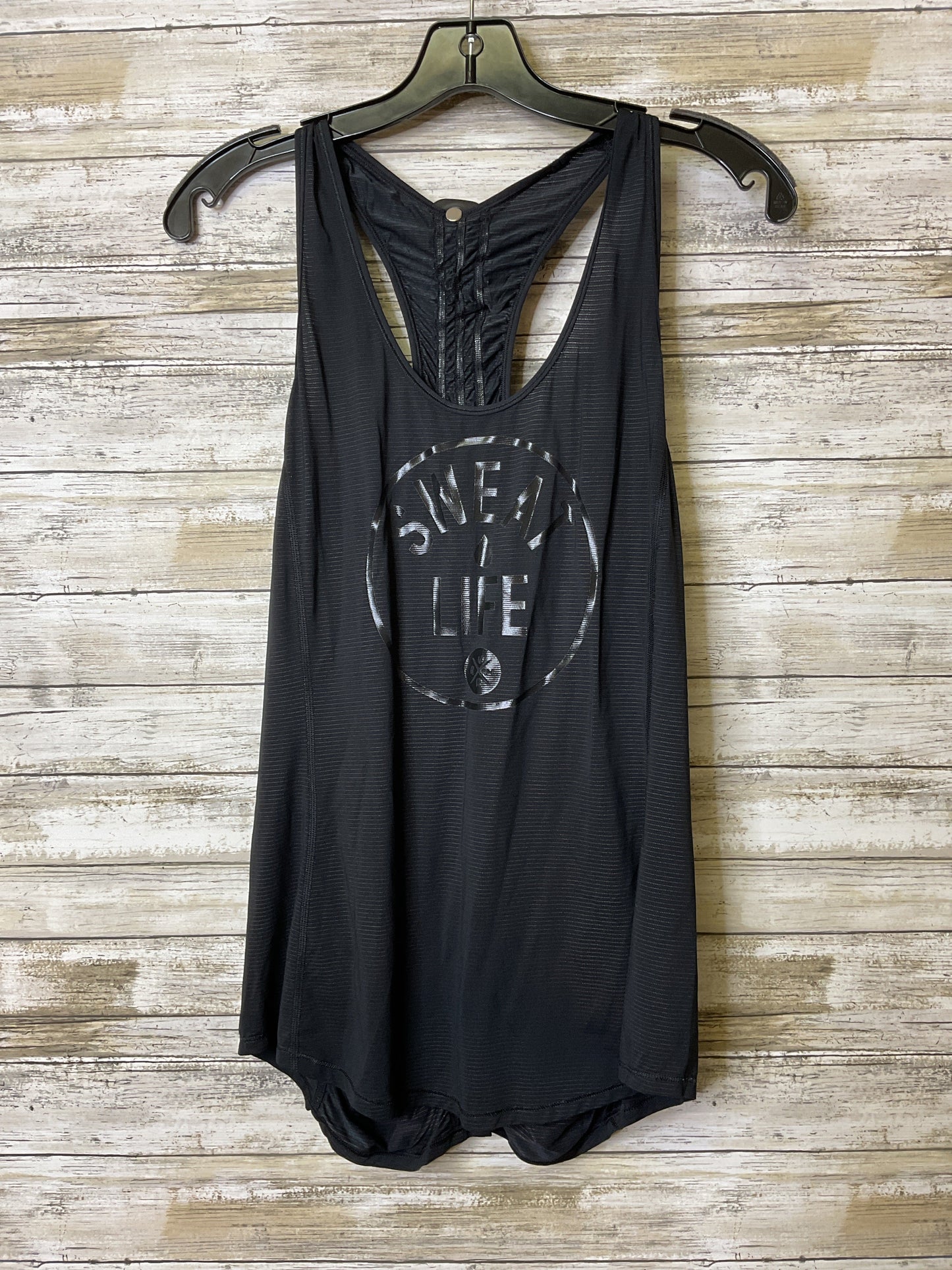 Athletic Tank Top By Lululemon In Black, Size:M