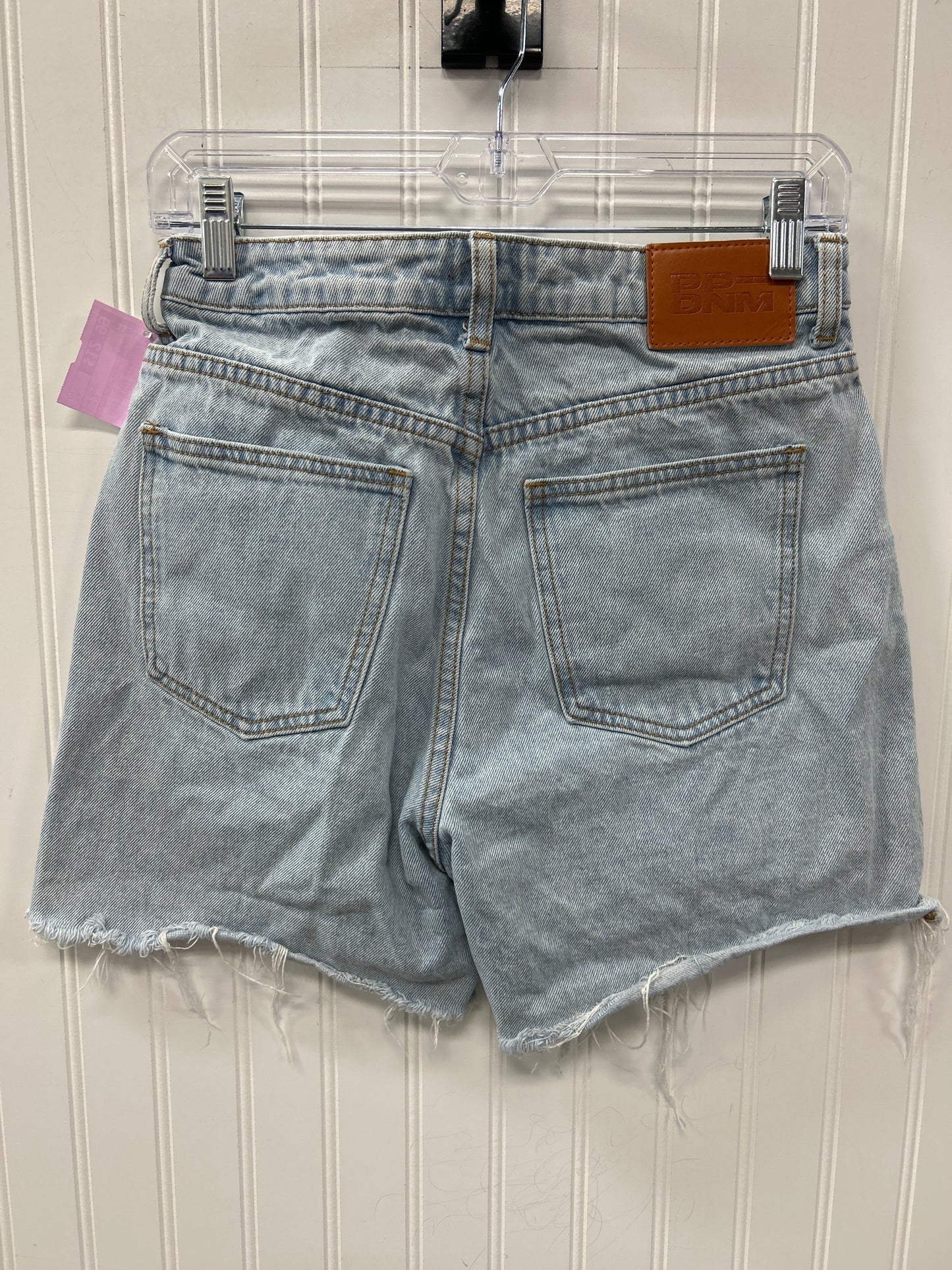 Shorts By Princess Polly In Blue Denim, Size:4