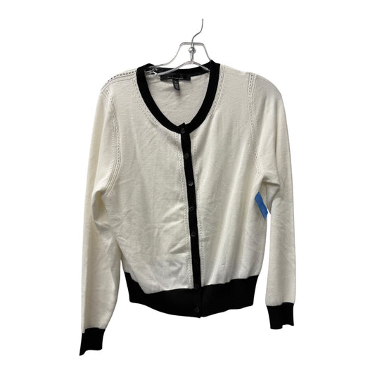 Sweater Cardigan By White House Black Market In White, Size:M