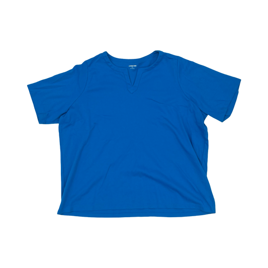 Top Ss By Lands End In Blue, Size:3X