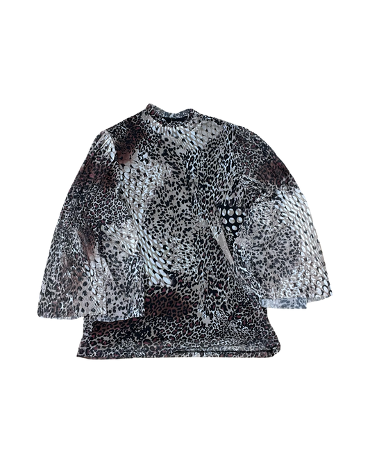 Top Ls By White House Black Market In Black & White, Size:S