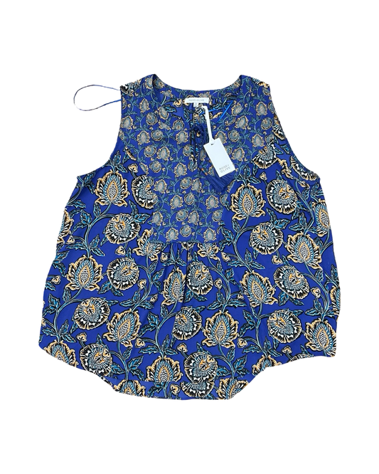 Top Sleeveless By Rose And Olive In Blue, Size:2X