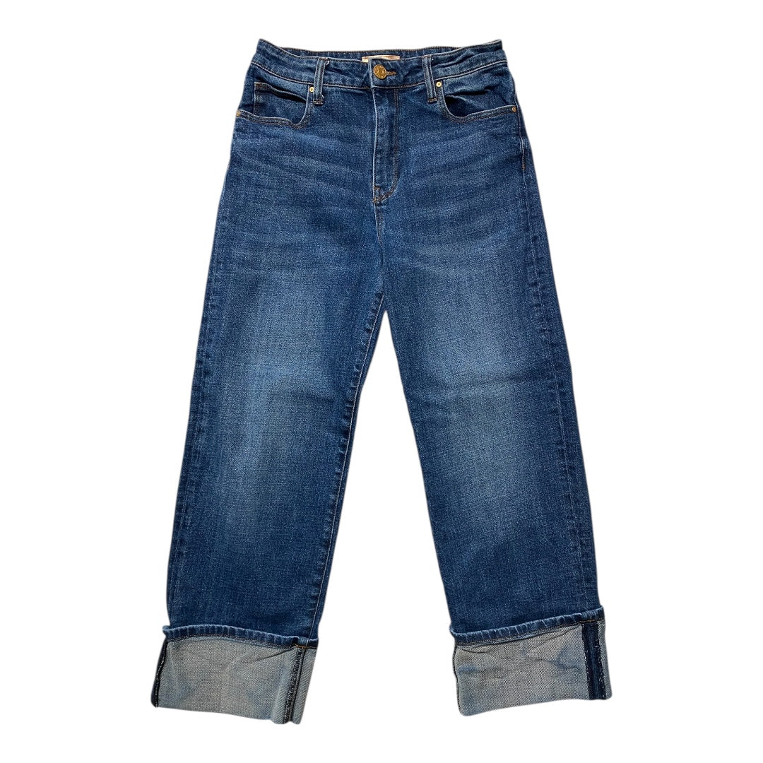 Jeans Straight By Kut In Blue Denim, Size:2