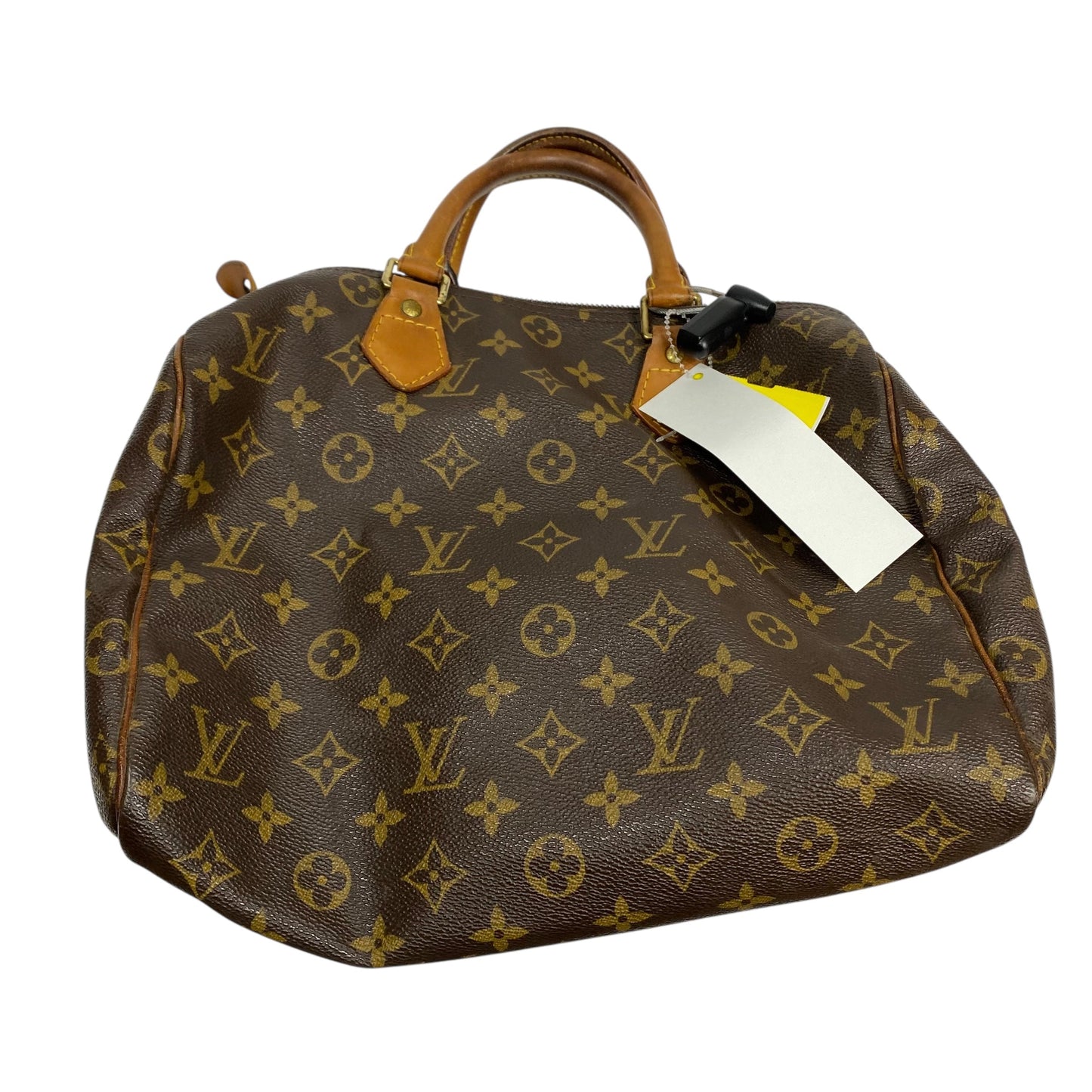 Handbag Luxury Designer By Louis Vuitton In Brown, Size:Medium