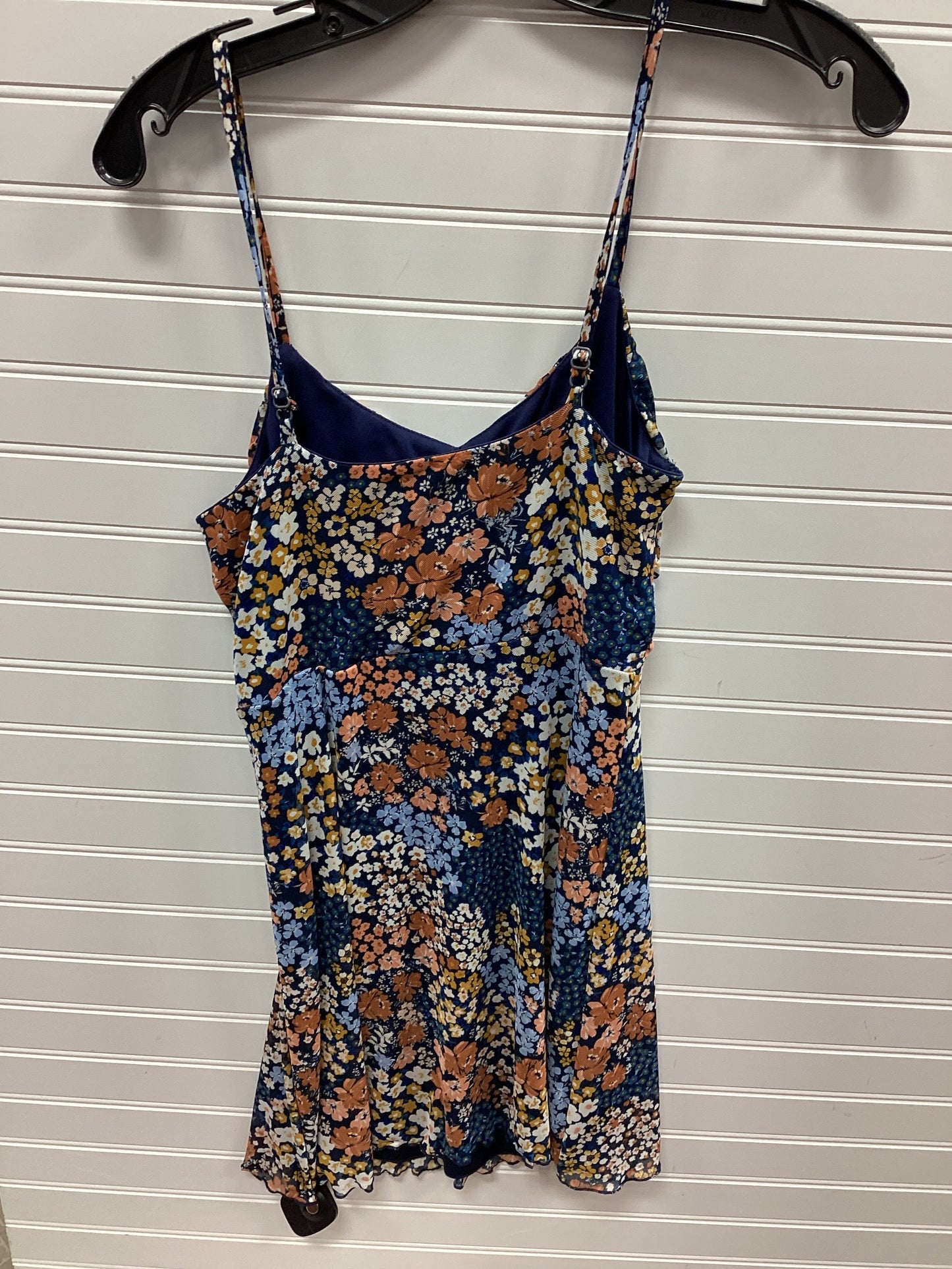 Dress Casual Short By Originality In Navy, Size:S