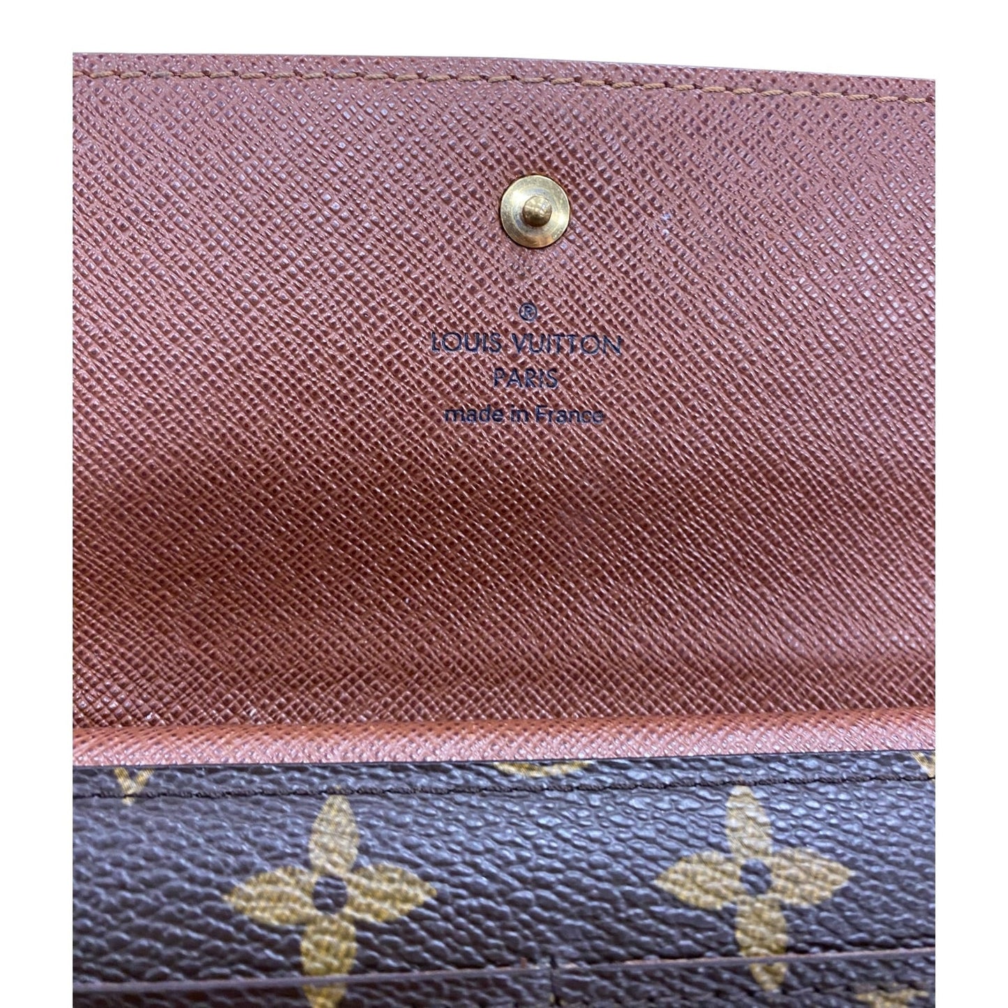 Wallet Luxury Designer By Louis Vuitton In Brown, Size:Medium