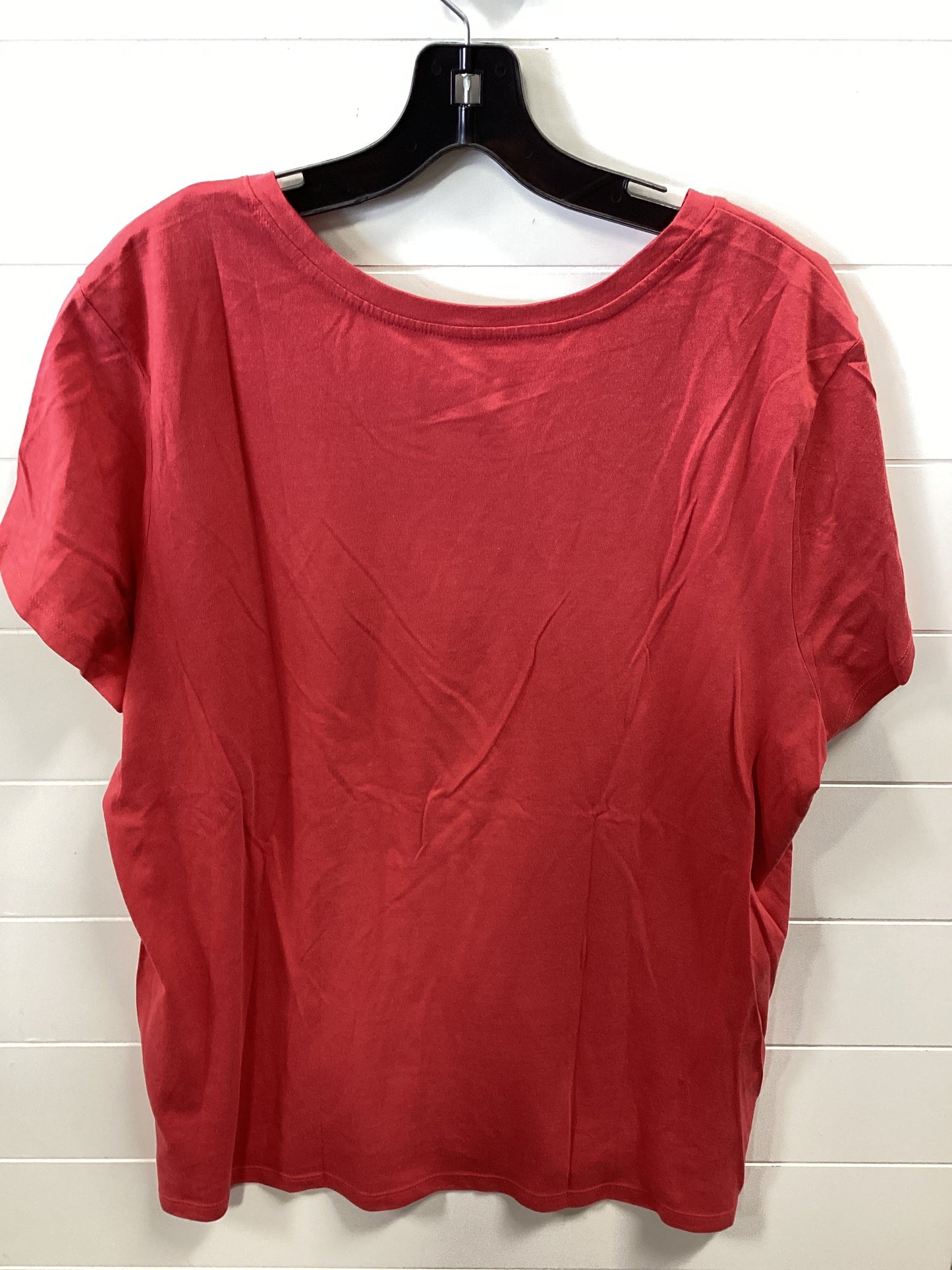 Top Ss By Gap In Red, Size:1X