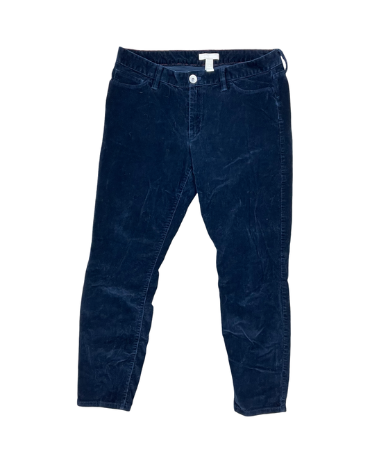 Pants Corduroy By Banana Republic In Blue, Size:12