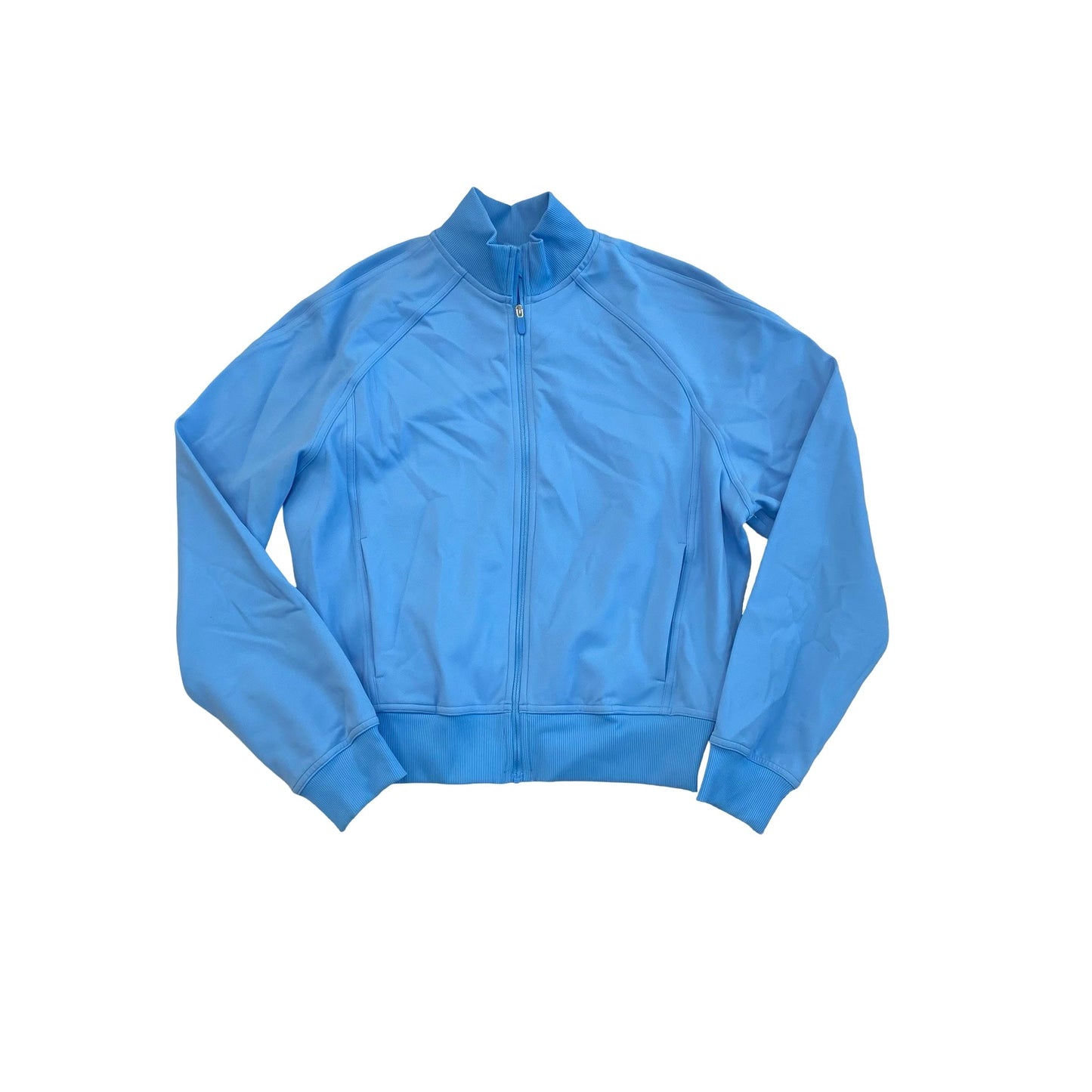 Athletic Jacket By Lululemon In Blue, Size:2