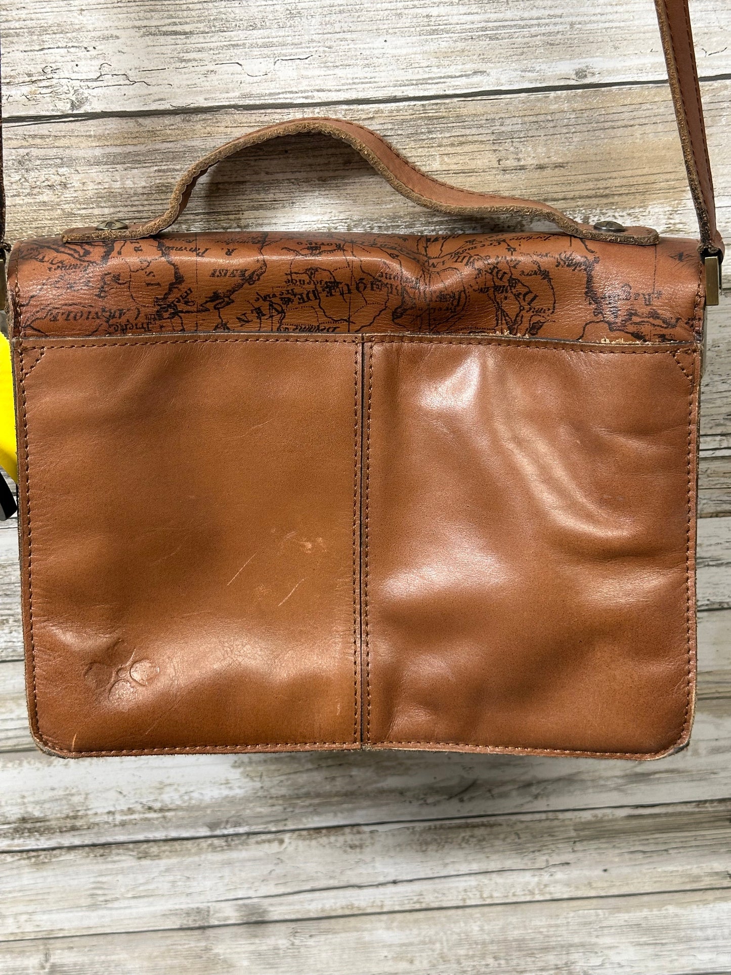 Crossbody Designer By Patricia Nash In Brown, Size:Medium