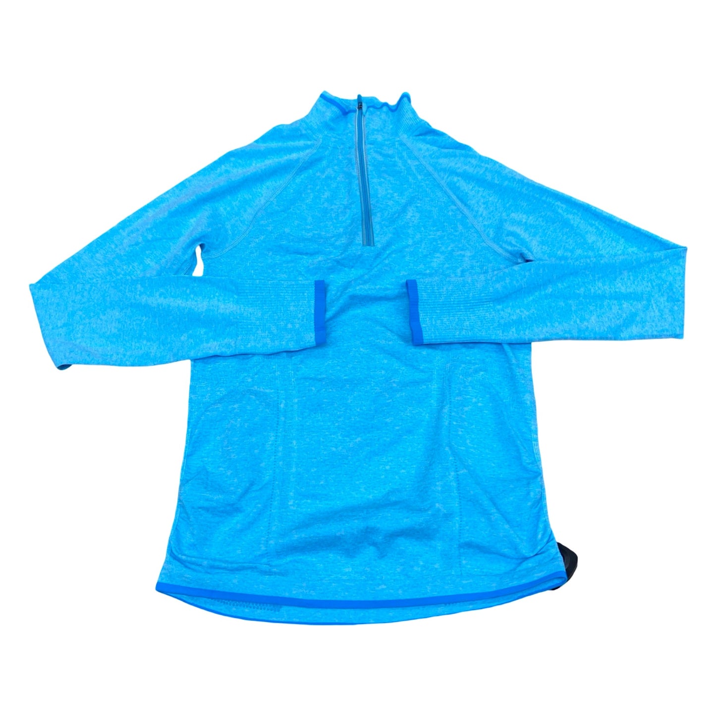 Athletic Top Ls Collar By Athleta In Blue, Size:S