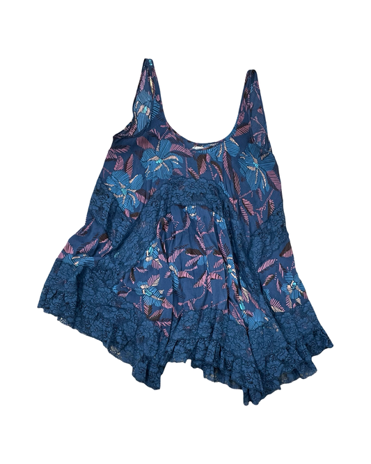 Top Sleeveless By Free People In Blue, Size:S