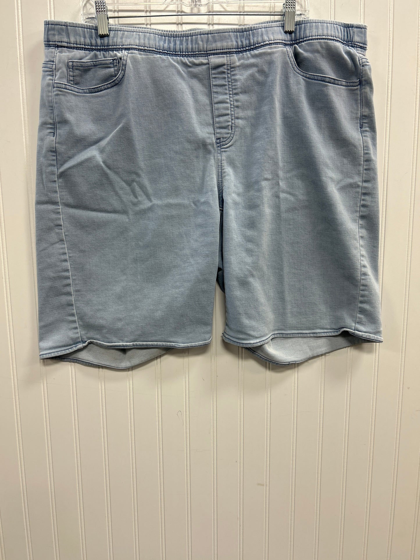 Shorts By Pure Jill In Blue Denim, Size:2X