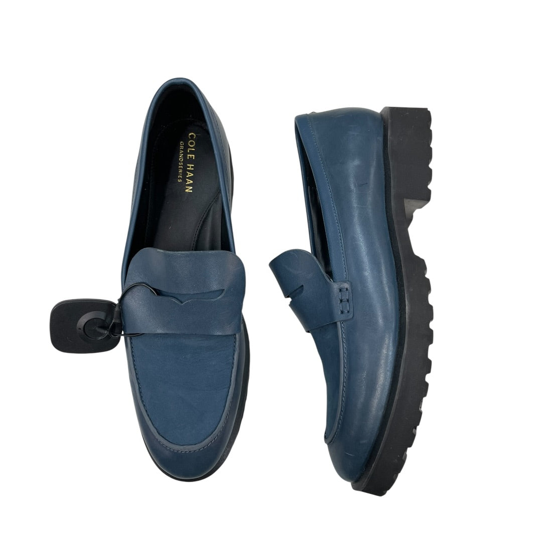 Shoes Heels Block By Cole-Haan In Blue, Size:8.5