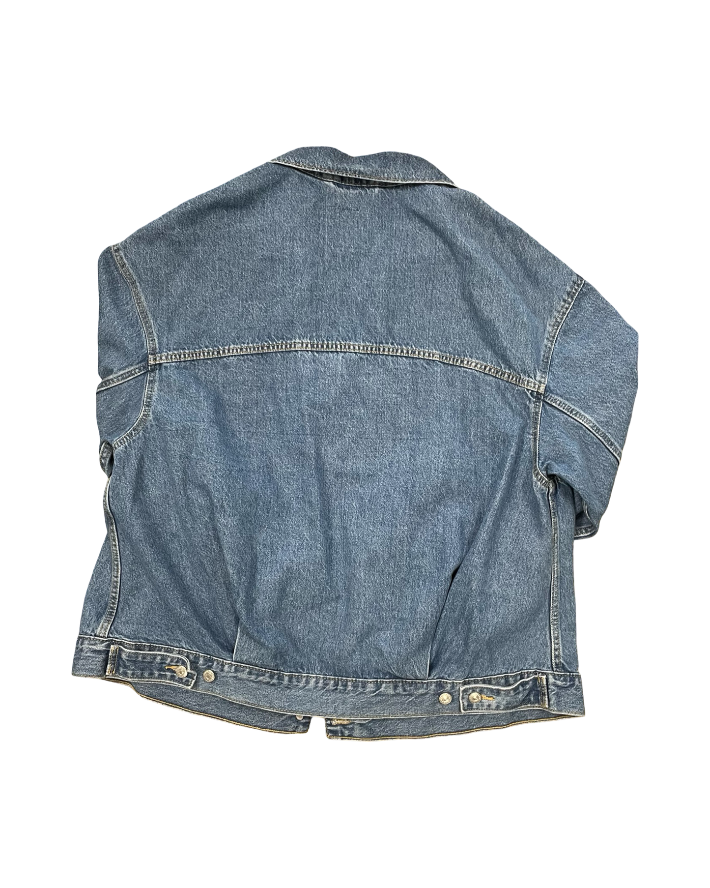 Jacket Denim By Levis In Blue Denim, Size:1X