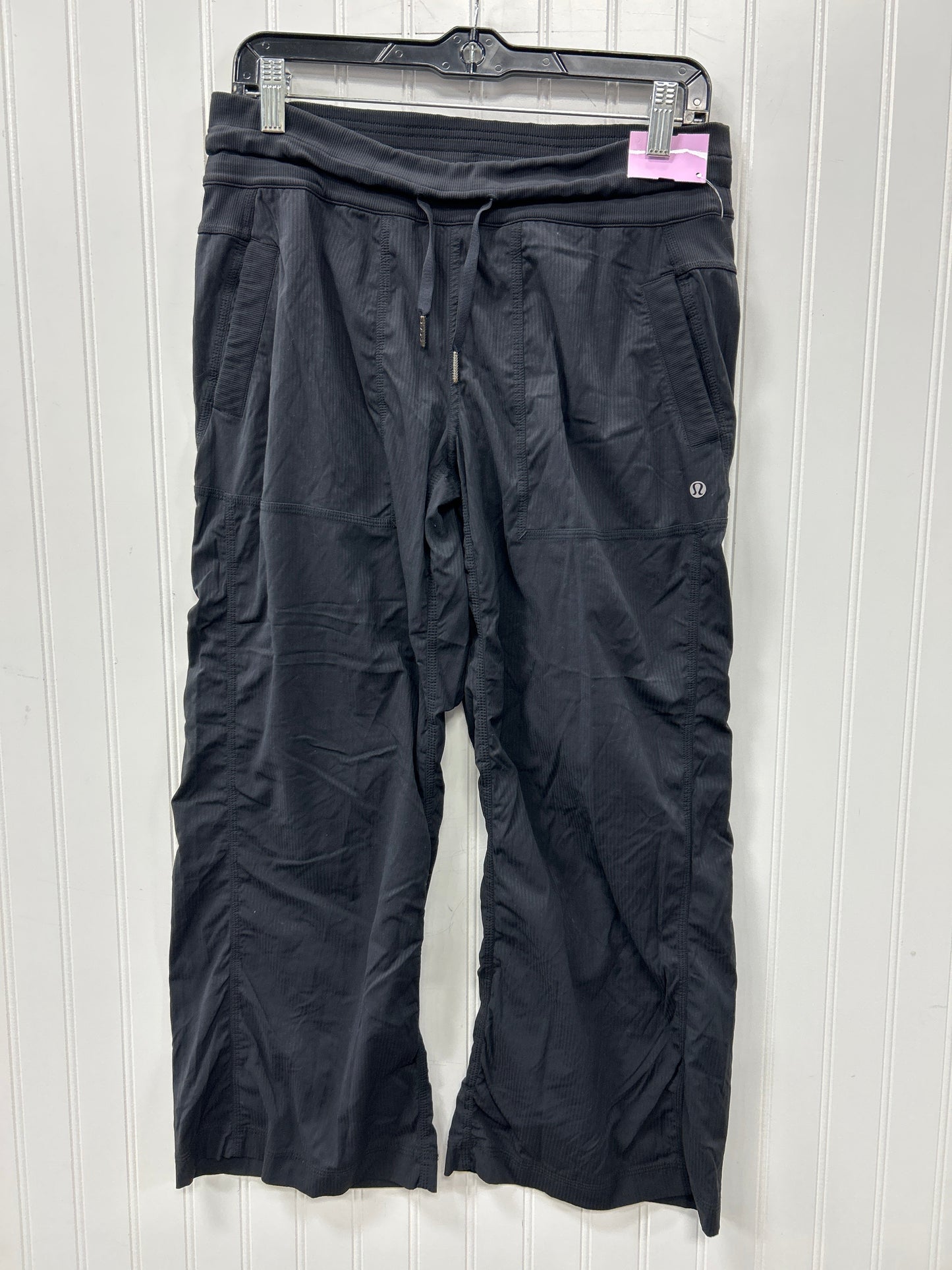 Athletic Pants By Lululemon In Black, Size:8