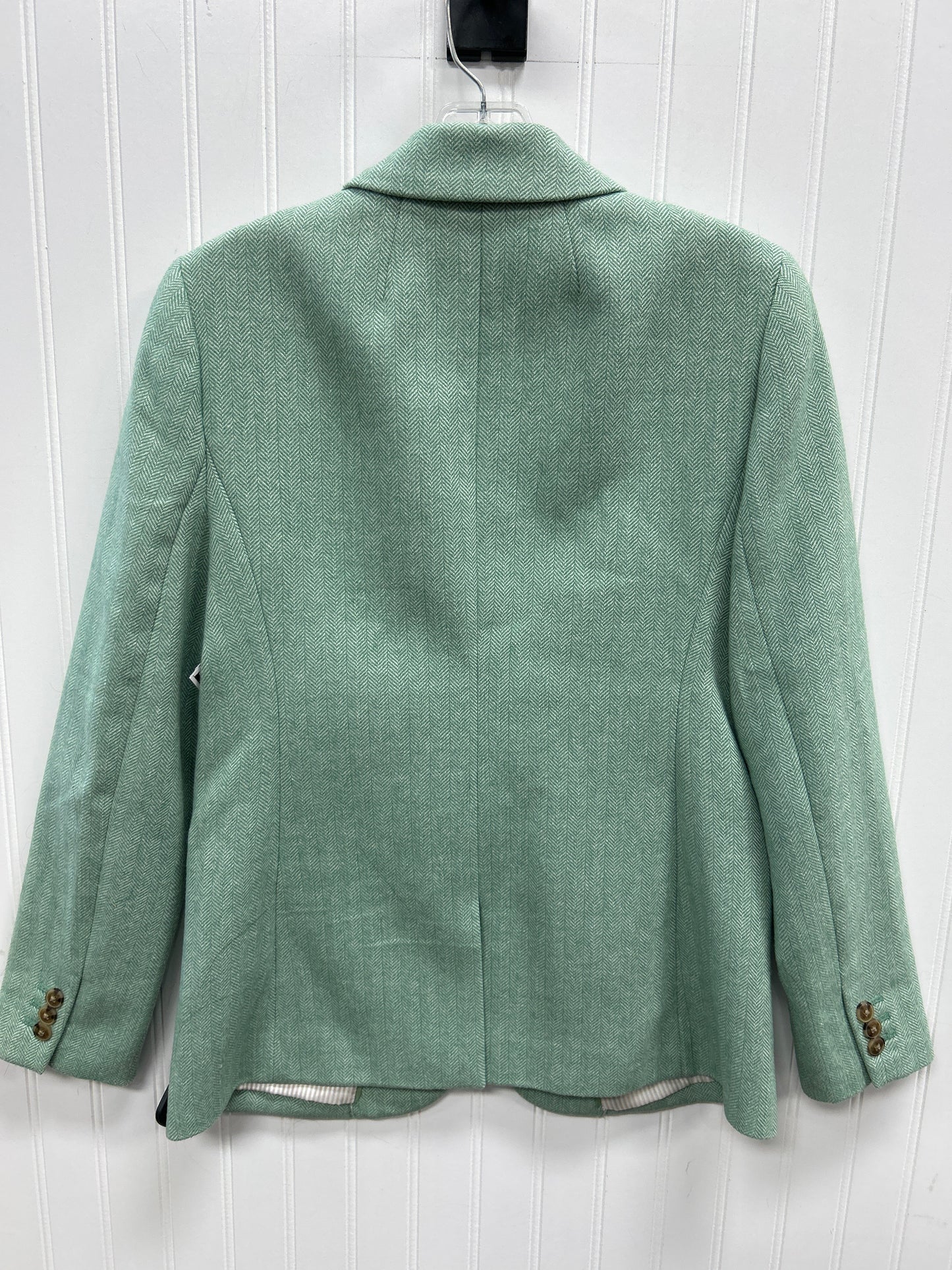 Blazer By J. Crew In Teal, Size:4