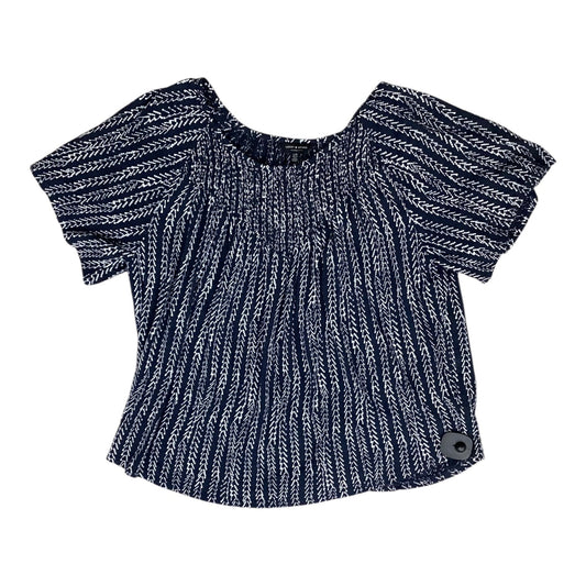 Top Ss By Lucky Brand In Blue & White, Size:L