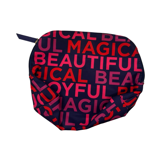 Makeup Bag By Avon In Pink & Purple, Size:Medium