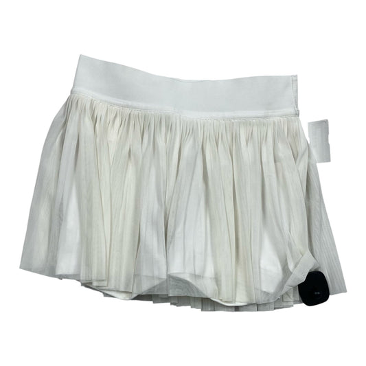 Athletic Skirt By Lululemon In White, Size:4