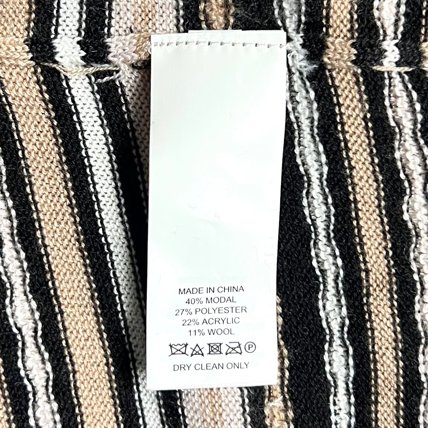 Sweater Cardigan Designer By Kate Spade In Black & Cream, Size: L