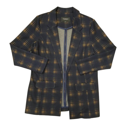 Blazer By Liverpool In Plaid Pattern, Size:M