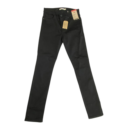 Jeans Skinny By Levis In Black, Size:4
