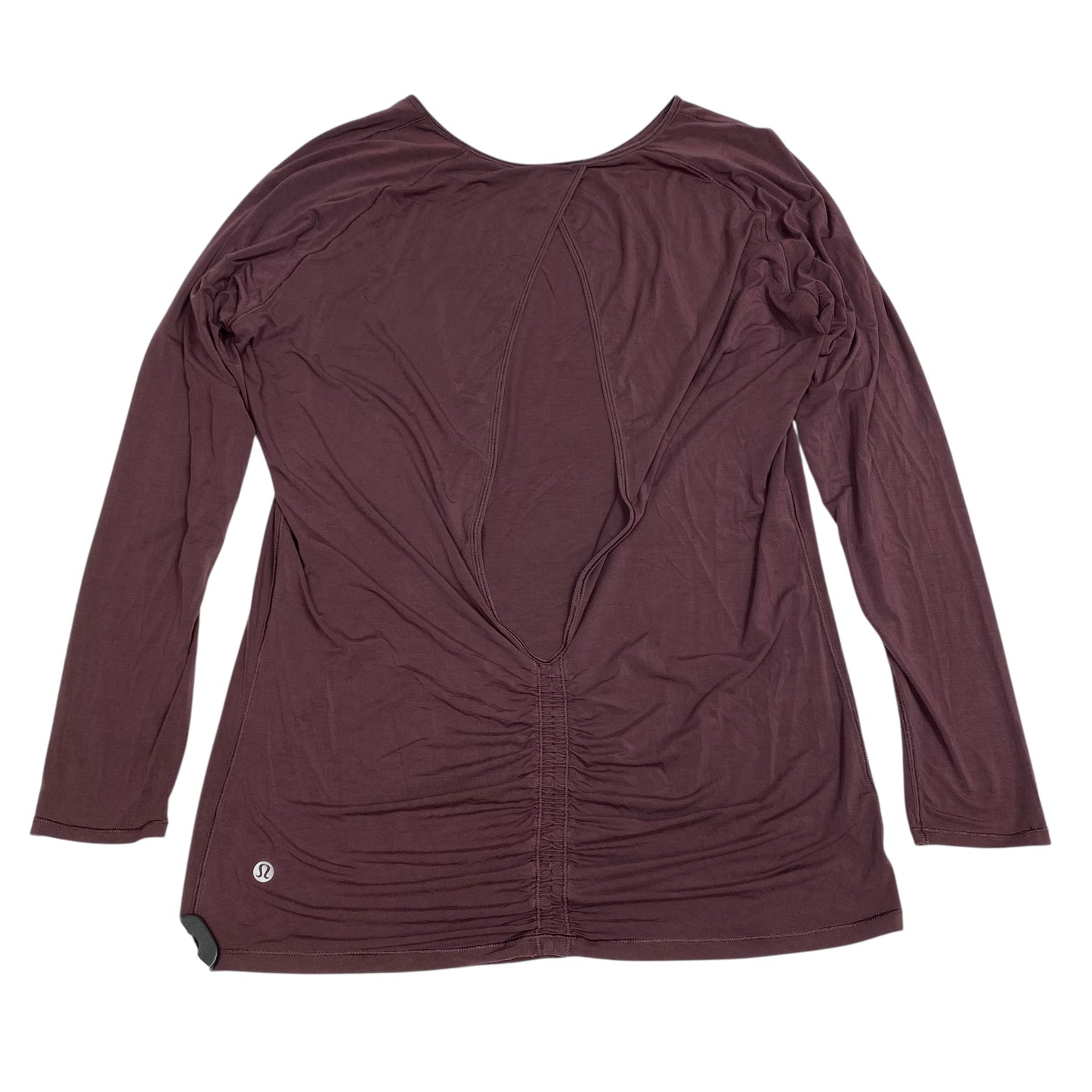 Athletic Top Ls Crewneck By Lululemon In Purple, Size:M