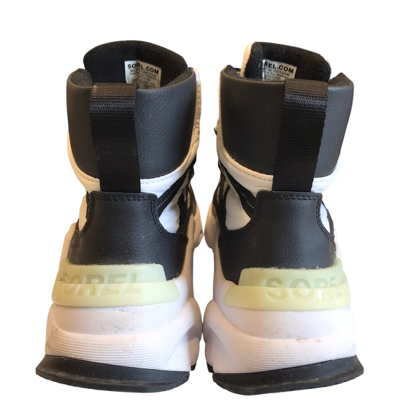 Boots Ankle By Sorel In Black & White, Size:7.5