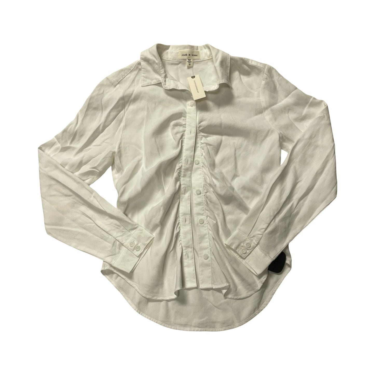 Top Ls By Cloth & Stone In White, Size:Xs